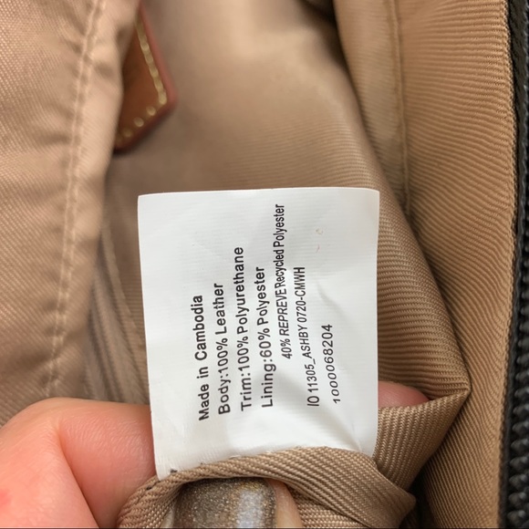 The Sak Black Leather Ashby Satchel Tote Purse - Picture 8 of 16